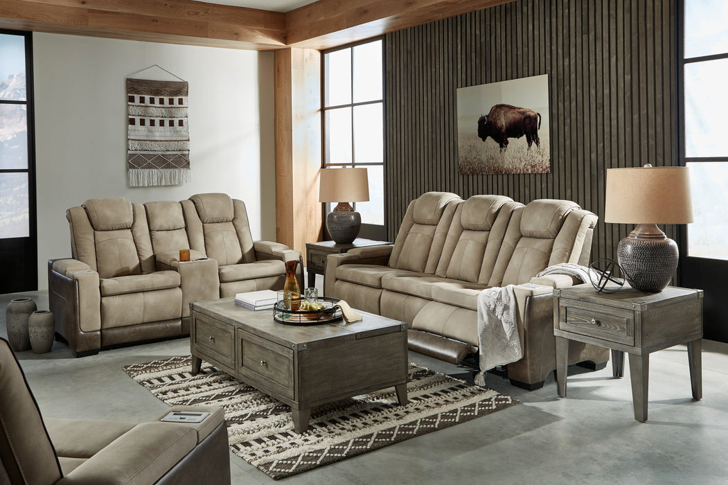 Next-Gen Durapella Sand Power Reclining Living Room Set - SET | 2200315 | 2200318 | 2200313 - Vega Furniture