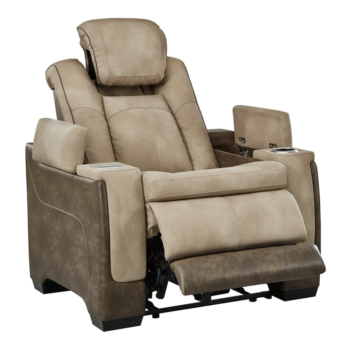 Next-Gen Durapella Sand Power Reclining Living Room Set - SET | 2200315 | 2200318 | 2200313 - Vega Furniture