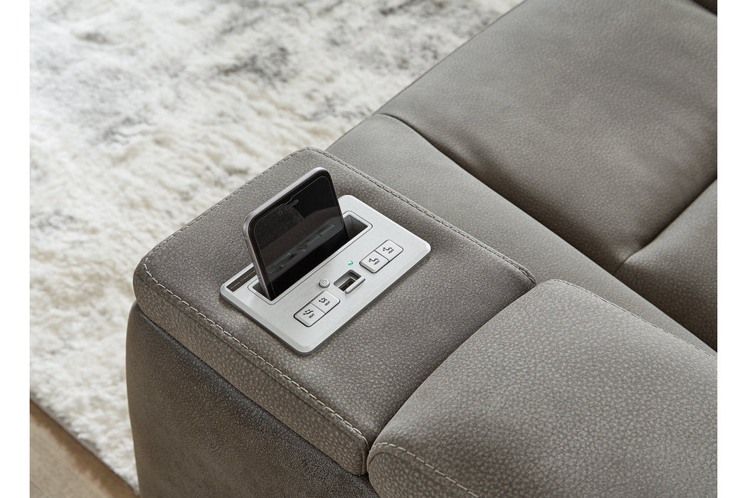 Next-Gen DuraPella Slate Power Recliner - 2200413 - Vega Furniture