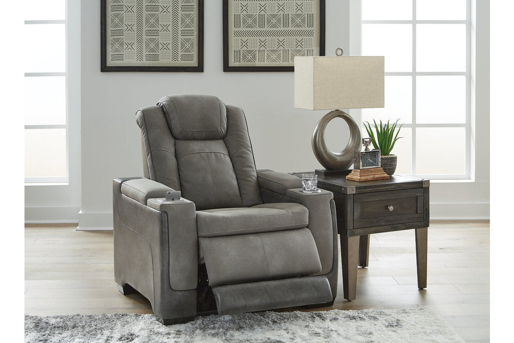 Next-Gen DuraPella Slate Power Recliner - 2200413 - Vega Furniture