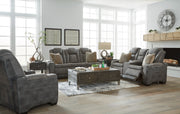 Next-Gen Durapella Slate Power Reclining Living Room Set - SET | 2200415 | 2200418 | 2200413 - Vega Furniture