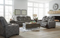 Next-Gen Durapella Slate Power Reclining Living Room Set - SET | 2200415 | 2200418 | 2200413 - Vega Furniture