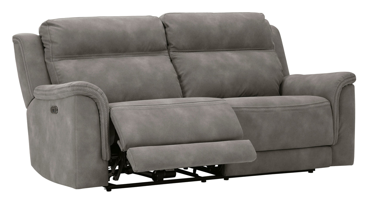 Next-Gen DuraPella Slate Power Reclining Living Room Set - SET | 5930147 | 5930118 - Vega Furniture