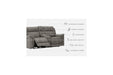 Next-Gen DuraPella Slate Power Reclining Loveseat with Console - 5930118 - Vega Furniture