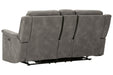 Next-Gen DuraPella Slate Power Reclining Loveseat with Console - 5930118 - Vega Furniture