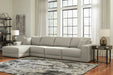 Next-Gen Gaucho Gray 4-Piece LAF Sectional - SET | 1830416 | 1830465 | 1830446(2) - Vega Furniture