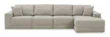 Next-Gen Gaucho Gray 4-Piece RAF Sectional - SET | 1830417 | 1830464 | 1830446(2) - Vega Furniture