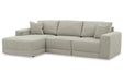 Next-Gen Gaucho Gray LAF Sofa Chaise - SET | 1830416 | 1830446 | 1830465 - Vega Furniture
