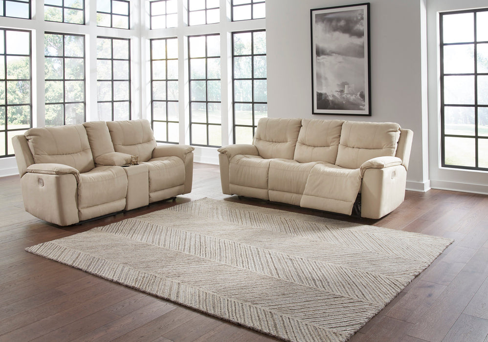 Next-Gen Gaucho Latte Power Reclining Living Room Set - SET | 6080715 | 6080718 - Vega Furniture
