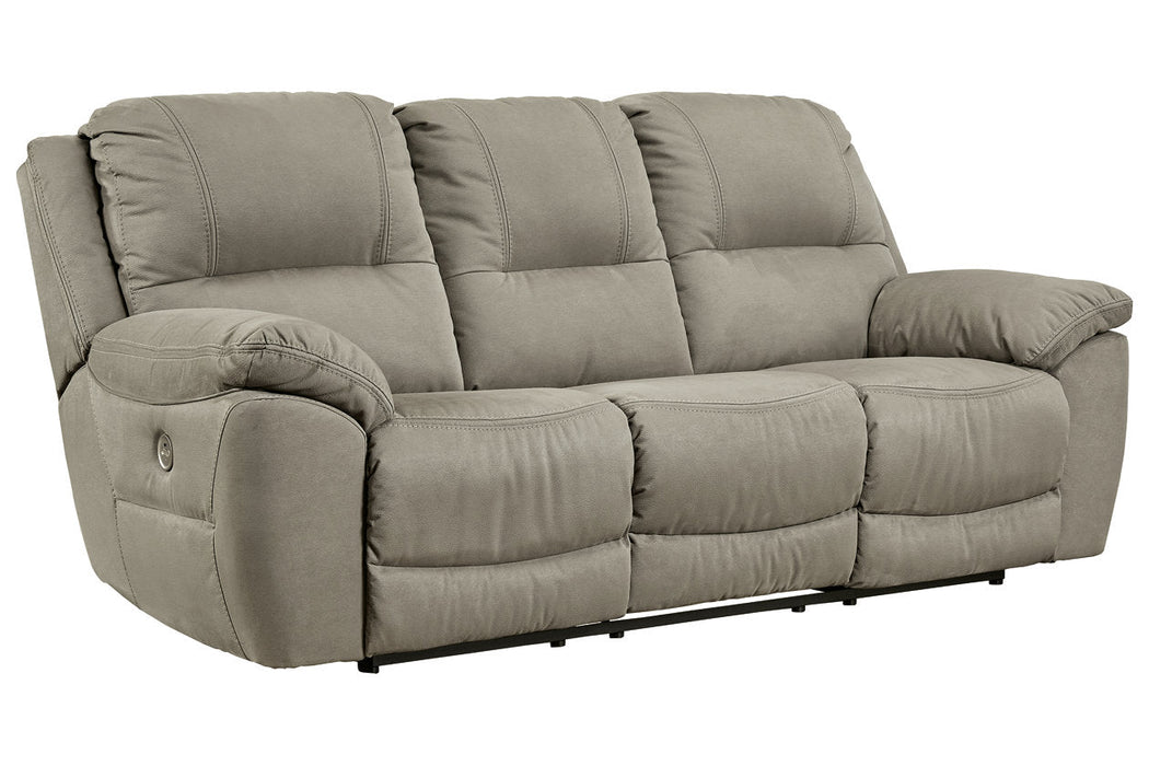 Next-Gen Gaucho Putty Power Reclining Sofa - 5420387 - Vega Furniture