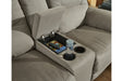 Next-Gen Gaucho Putty Reclining Loveseat with Console - 5420394 - Vega Furniture