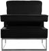 Noah Black Velvet Accent Chair - 510Black - Vega Furniture