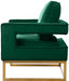 Noah Green Velvet Accent Chair - 511Green - Vega Furniture