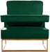 Noah Green Velvet Accent Chair - 511Green - Vega Furniture