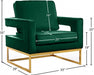 Noah Green Velvet Accent Chair - 511Green - Vega Furniture