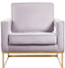 Noah Pink Velvet Accent Chair - 511Pink - Vega Furniture