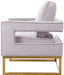 Noah Pink Velvet Accent Chair - 511Pink - Vega Furniture