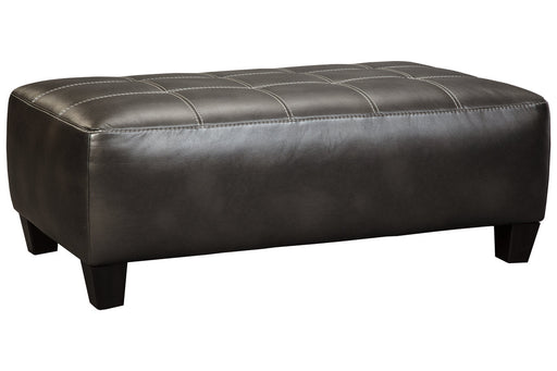 Nokomis Charcoal Oversized Accent Ottoman - 8772108 - Vega Furniture