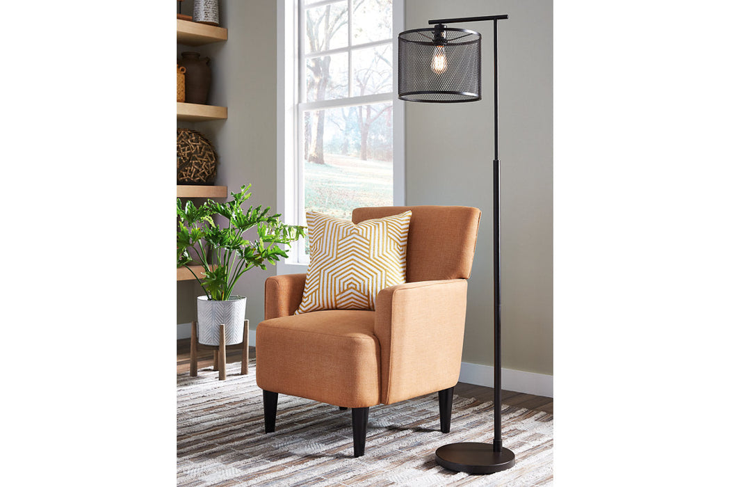 Nolden Bronze Finish Floor Lamp - L206011 - Vega Furniture