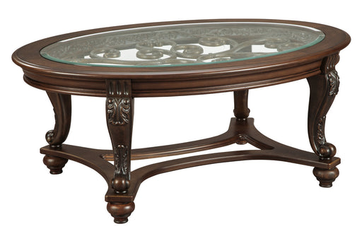 Norcastle Dark Brown Coffee Table - T499-0 - Vega Furniture