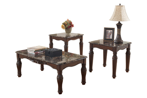 North Shore Dark Brown Table, Set of 3 - T533-13 - Vega Furniture