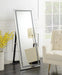 Novak Silver Rectangular Cheval Floor Mirror - 961421 - Vega Furniture