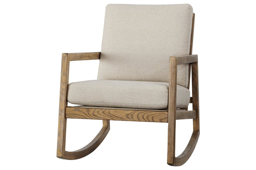 Novelda Neutral Rocker Accent Chair - A3000081 - Vega Furniture