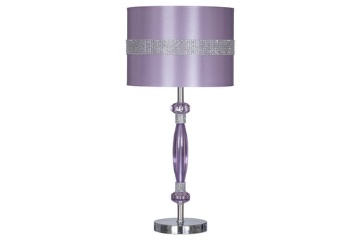 Nyssa Purple Table Lamp - L801524 - Vega Furniture