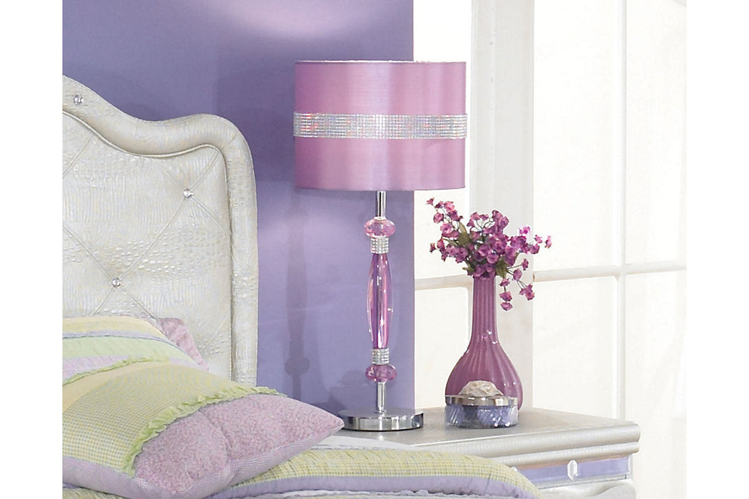 Nyssa Purple Table Lamp - L801524 - Vega Furniture