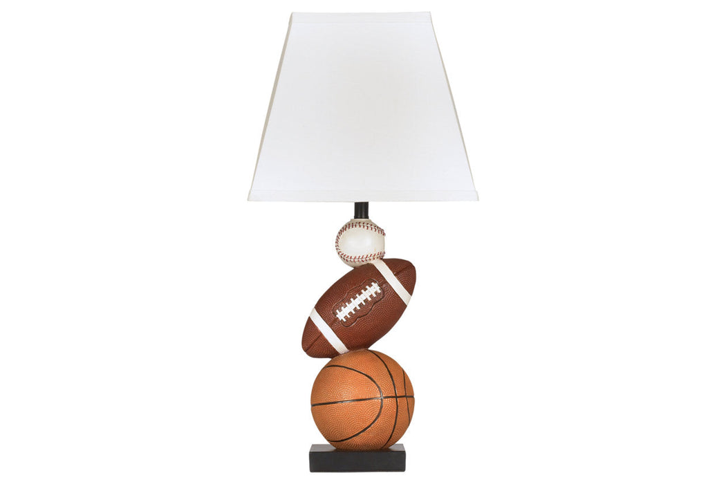 Nyx Brown/Orange Table Lamp - L815714 - Vega Furniture