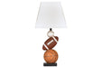 Nyx Brown/Orange Table Lamp - L815714 - Vega Furniture