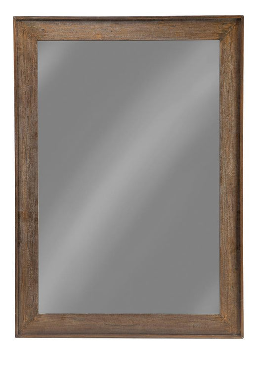 Odafin Distressed Brown Rectangle Floor Mirror - 902770 - Vega Furniture