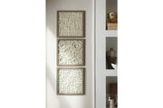 Odella Cream/Taupe Wall Decor, Set of 3 - A8010009 - Vega Furniture