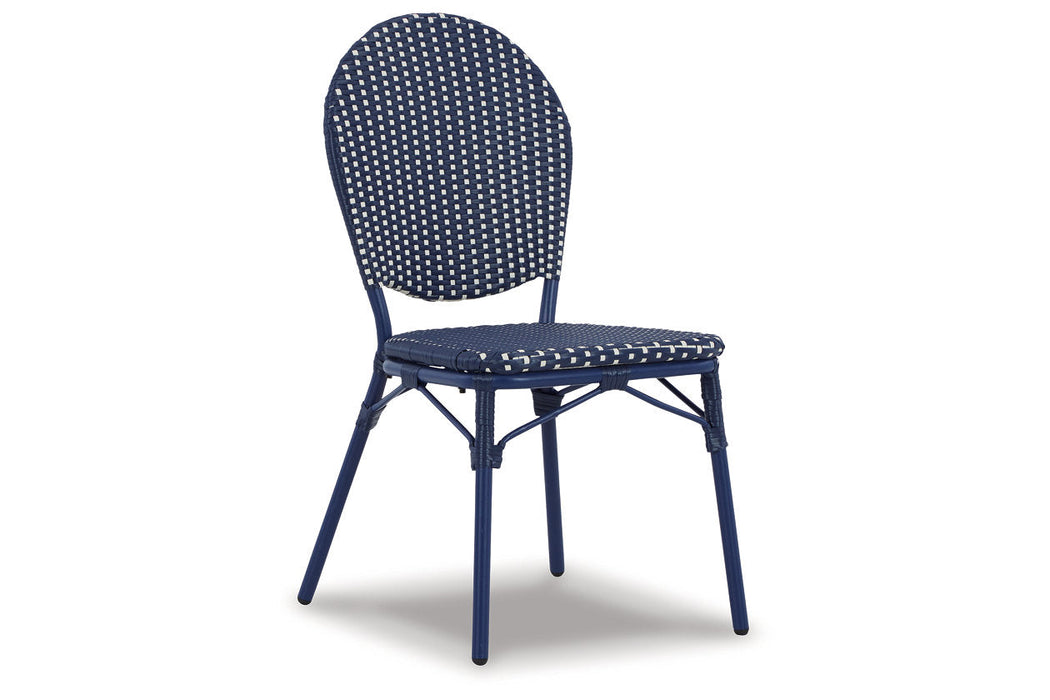 Odyssey Blue Blue Outdoor Table and Chairs, Set of 3 - P216-050 - Vega Furniture