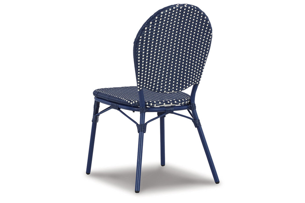 Odyssey Blue Blue Outdoor Table and Chairs, Set of 3 - P216-050 - Vega Furniture