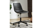 Office Chair Program Black Home Office Desk Chair - H200-09 - Vega Furniture