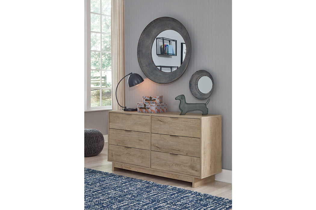 Oliah Natural Dresser - EB2270-231 - Vega Furniture