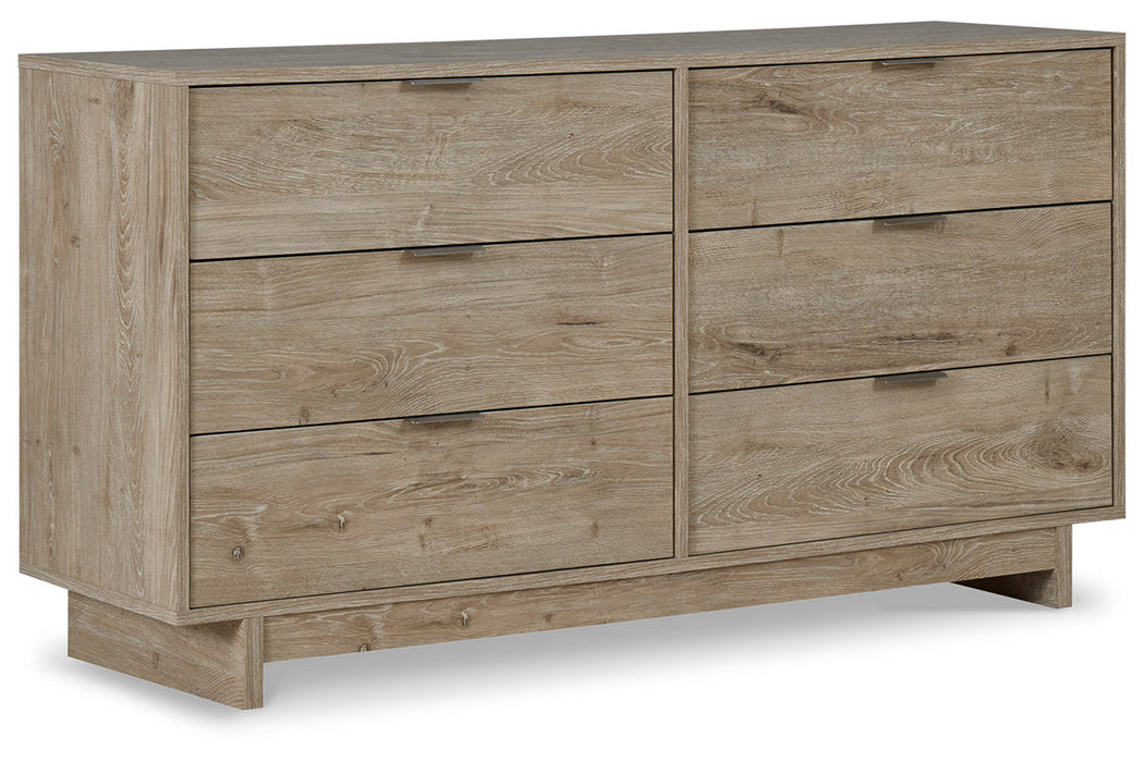 Oliah Natural Dresser - EB2270-231 - Vega Furniture