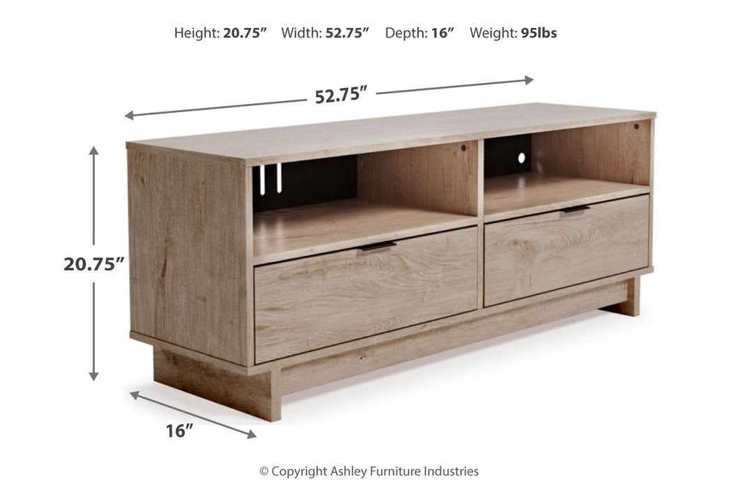 Oliah Natural Medium TV Stand - EW2270-168 - Vega Furniture