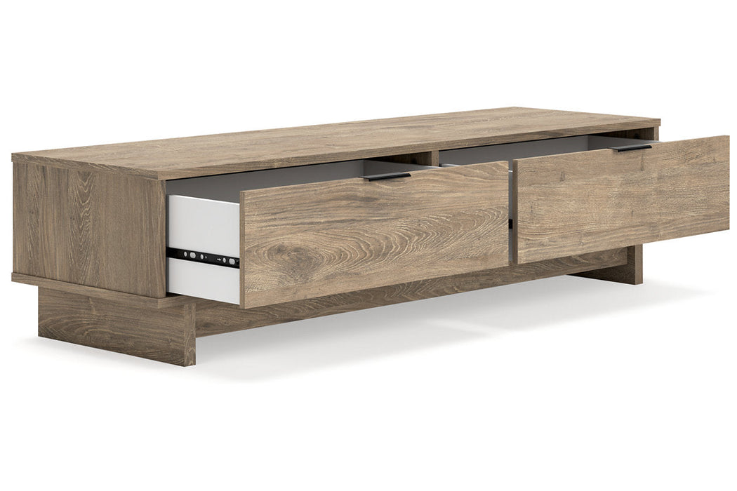 Oliah Natural Storage Bench - EA2270-150 - Vega Furniture