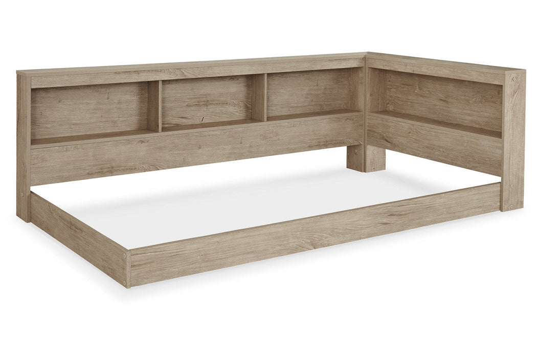 Oliah Natural Twin Bookcase Storage Bed - SET | EB2270-163 | EB2270-182 - Vega Furniture