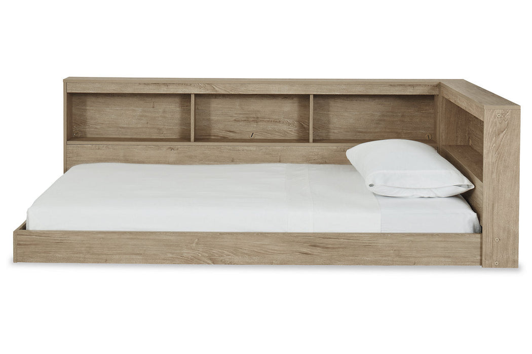 Oliah Natural Twin Bookcase Storage Bed - SET | EB2270-163 | EB2270-182 - Vega Furniture