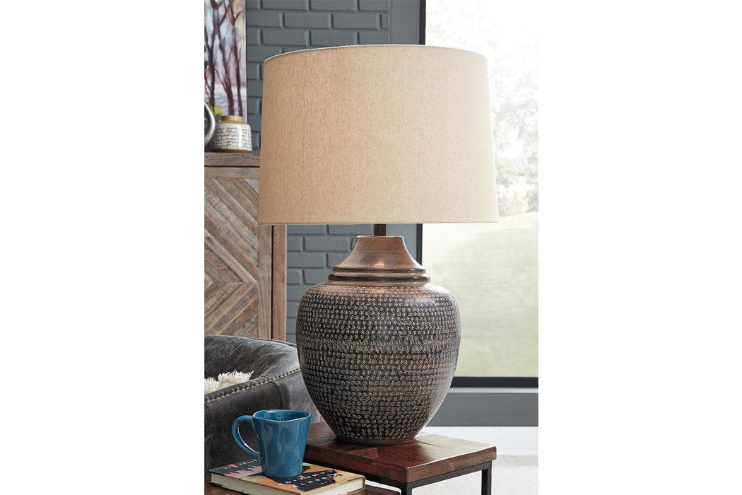 Olinger Brown Table Lamp - L207404 - Vega Furniture