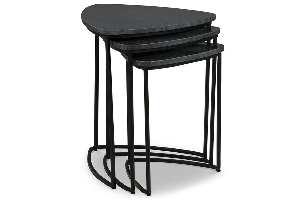 Olinmere Black Accent Table, Set of 3 - A4000539 - Vega Furniture