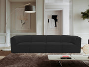 Ollie Boucle Fabric Sofa Black - 118Black-S128 - Vega Furniture