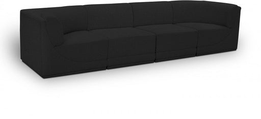 Ollie Boucle Fabric Sofa Black - 118Black-S128 - Vega Furniture