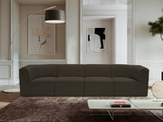 Ollie Boucle Fabric Sofa Brown - 118Brown-S128 - Vega Furniture