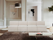 Ollie Boucle Fabric Sofa Cream - 118Cream-S120 - Vega Furniture