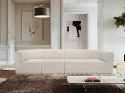 Ollie Boucle Fabric Sofa Cream - 118Cream-S128 - Vega Furniture
