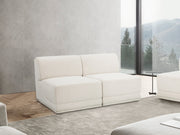 Ollie Boucle Fabric Sofa Cream - 118Cream-S60 - Vega Furniture